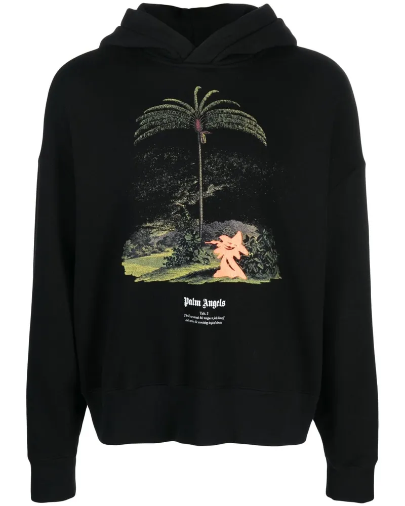 Palm Angels Hoodie mit "Enzo from the Tropics"-Print - Schwarz Schwarz