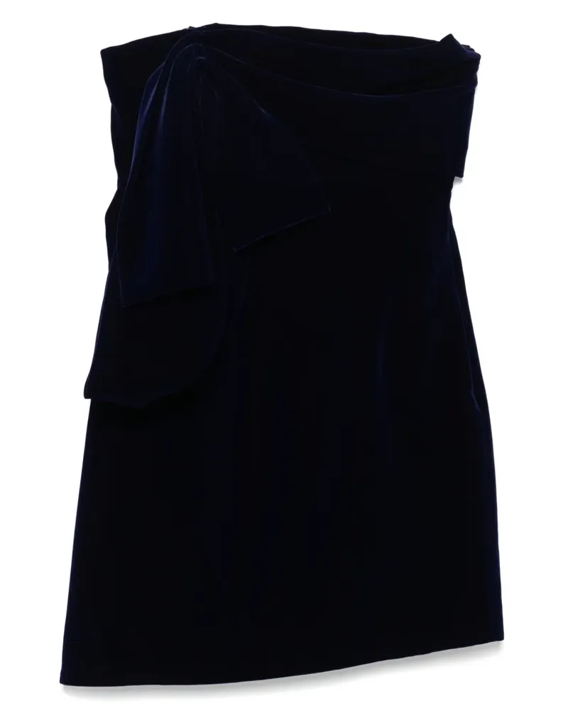 Givenchy Minikleid mit Schleife - Blau Blau