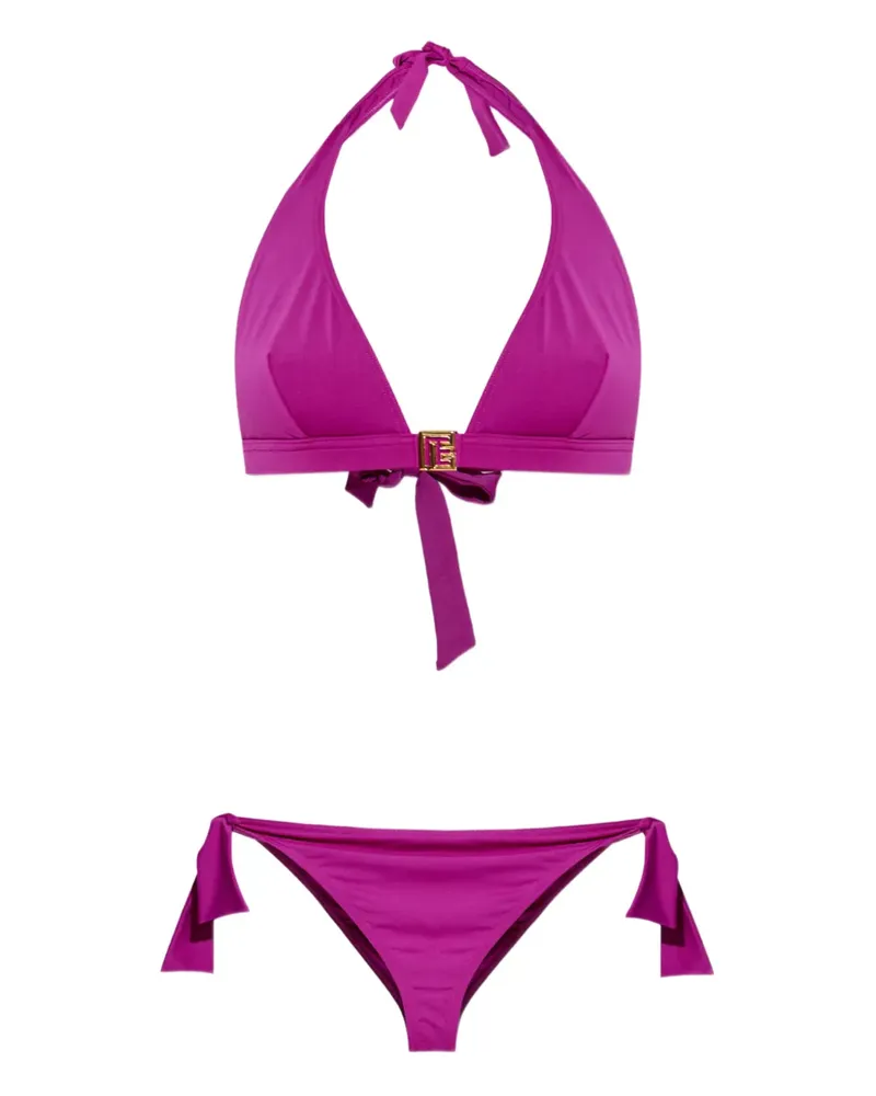 Balmain Neckholder-Bikini - Violett Violett