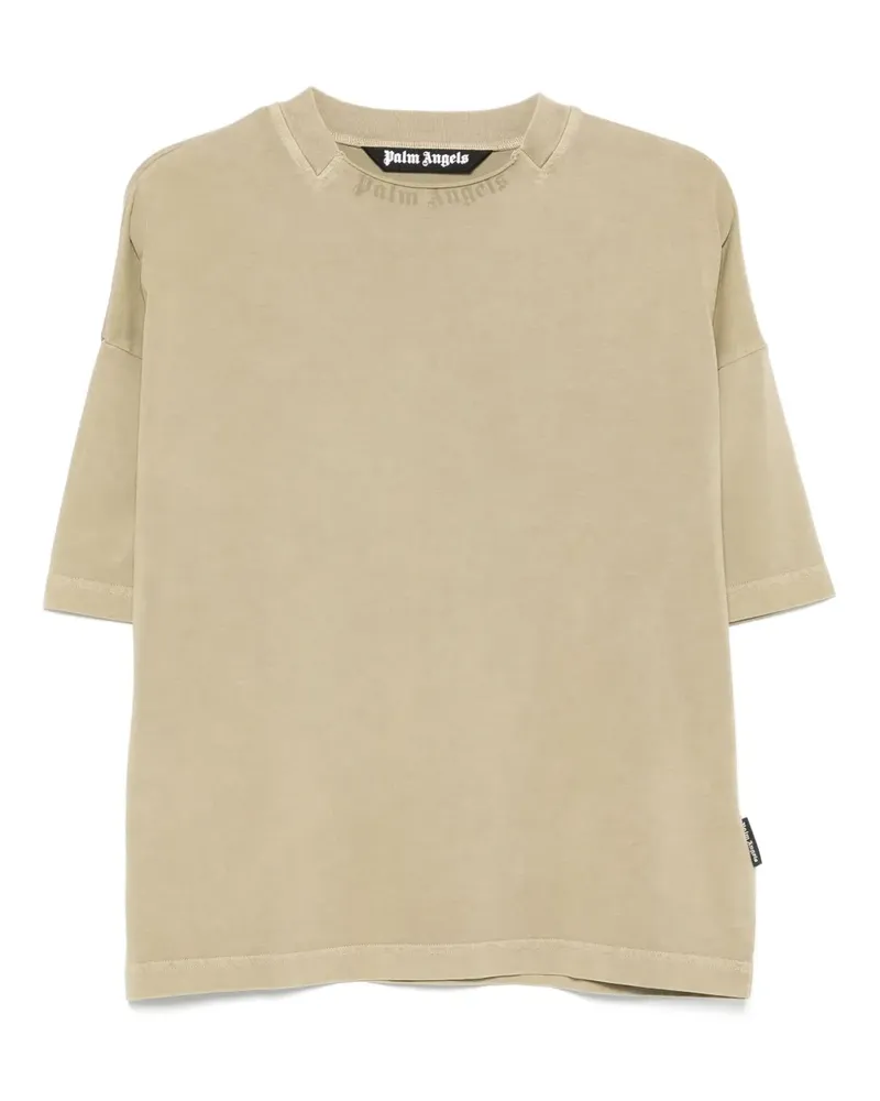 Palm Angels Klassisches T-Shirt - Grün Grün