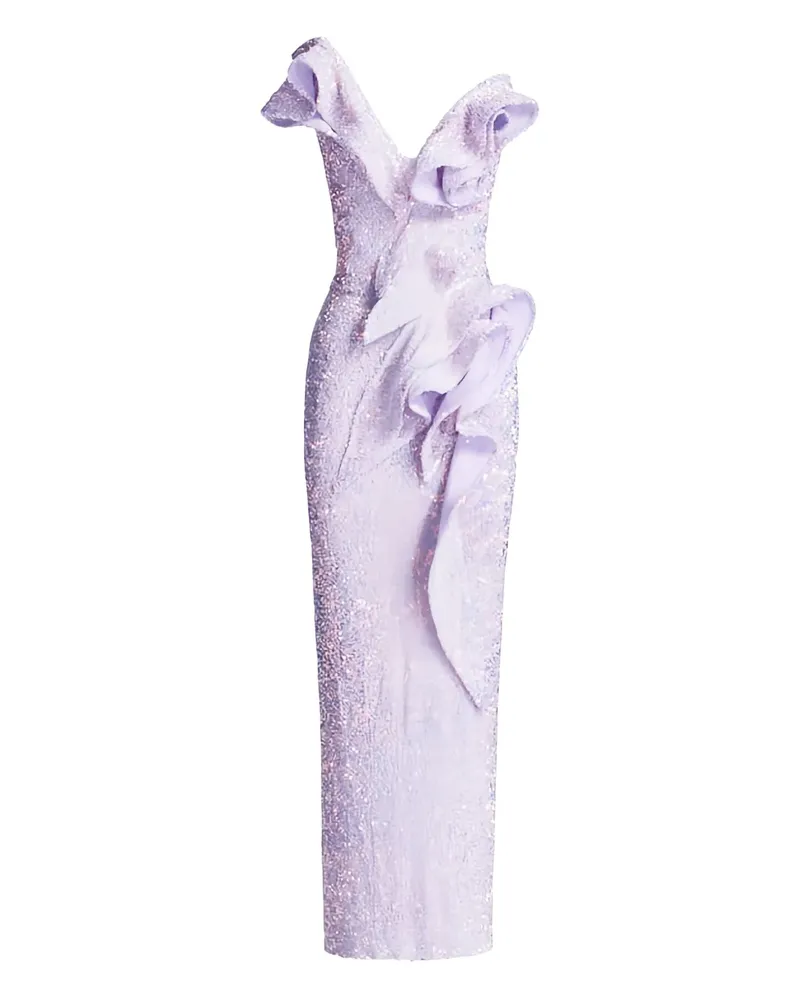 Maticevski Asymmetrisches Kleid - Violett Violett