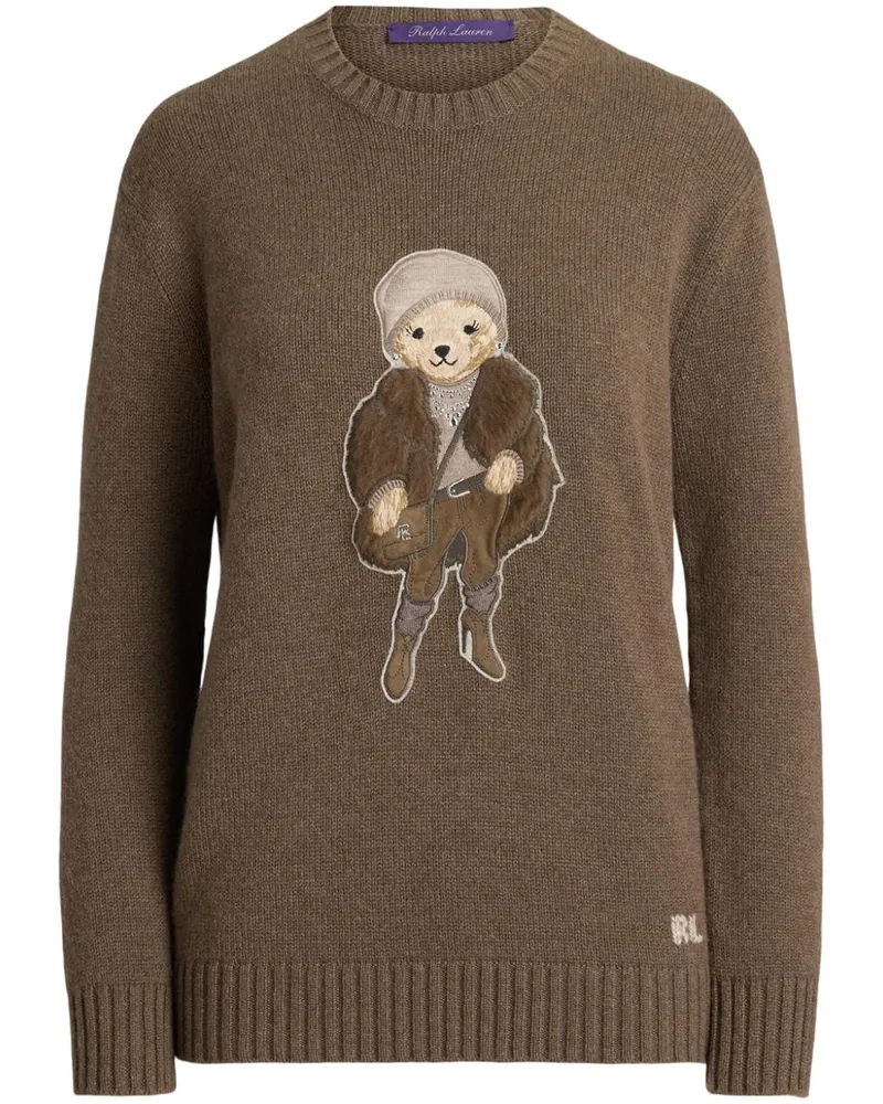 Ralph Lauren Pullover mit Bärmotiv - Braun Braun