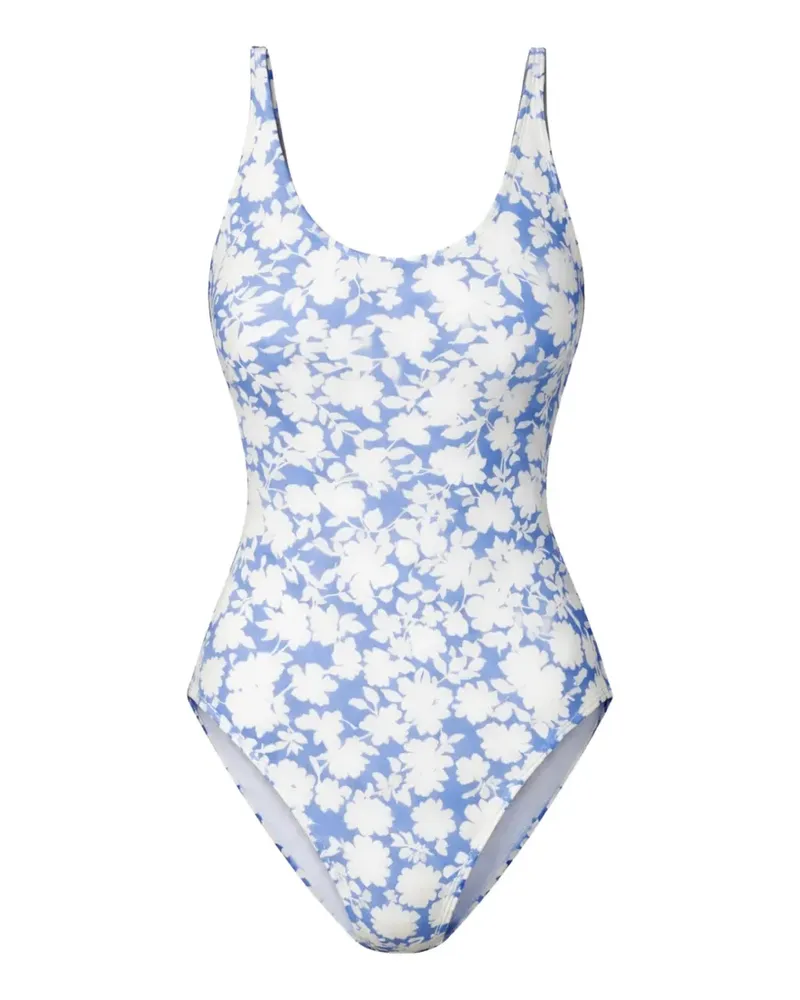 Michael Kors Badeanzug mit Blumen-Print - Blau Blau