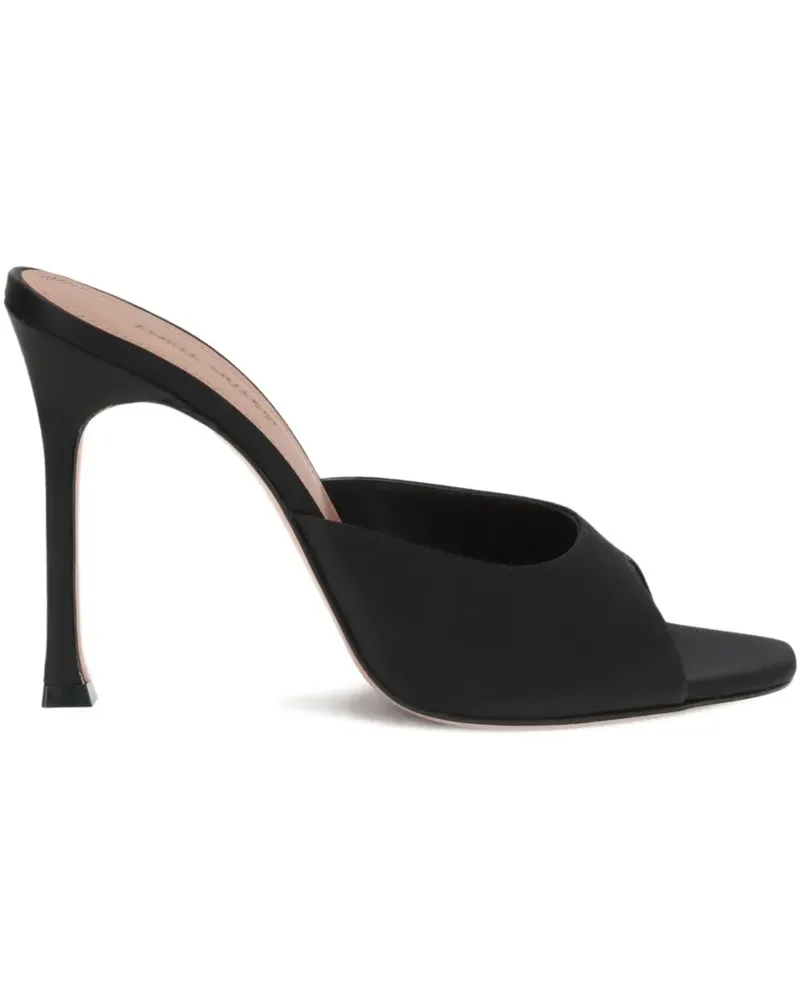 Amina Muaddi 105mm Alexa sandals - Schwarz Schwarz