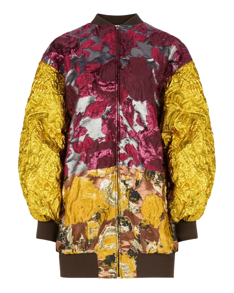 Nina Ricci Bomberjacke im Patchwork-Look - Rot Rot