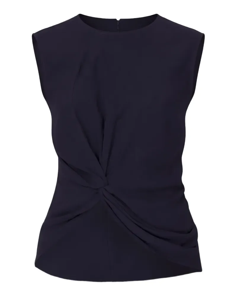 Liviana Conti Bluse mit Knoten - Blau Blau