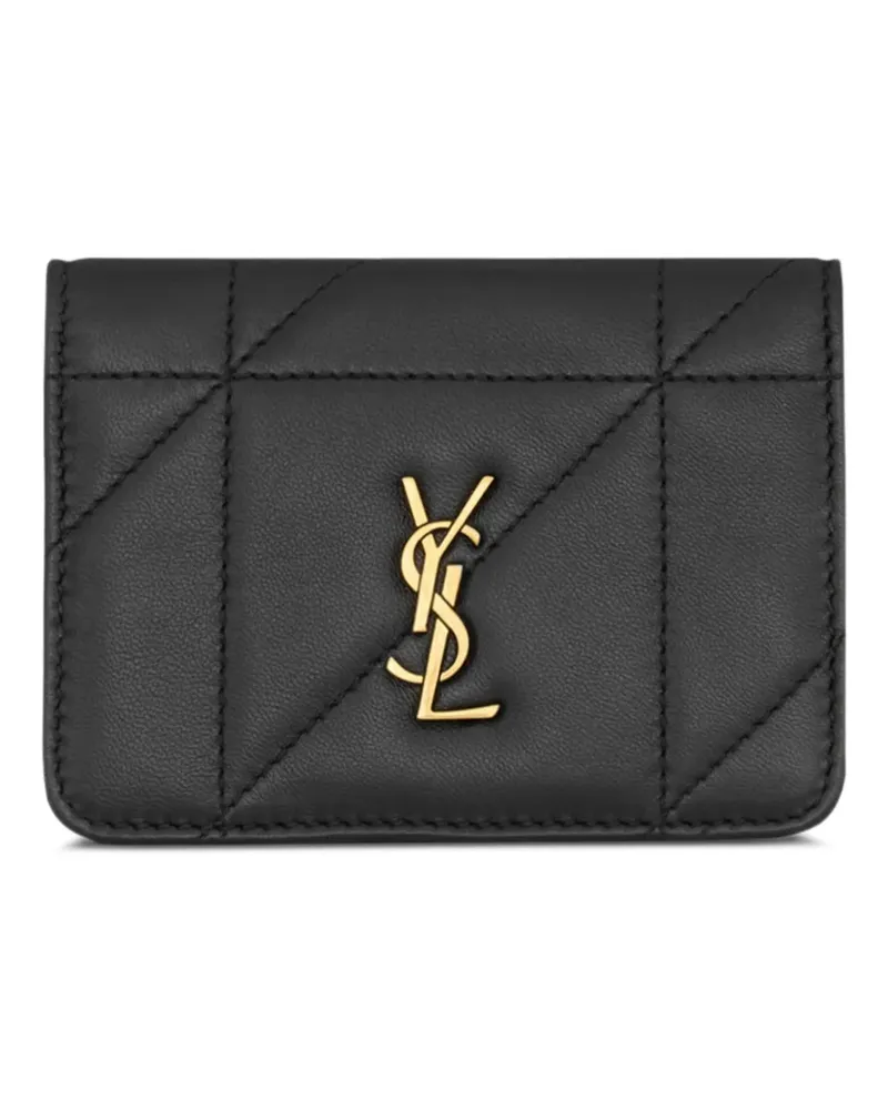Saint Laurent Gestepptes Jamie Kartenetui - Schwarz Schwarz