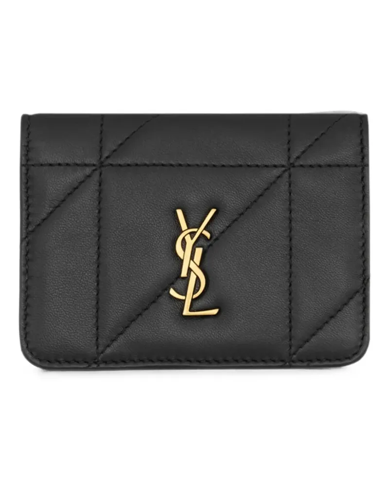 Saint Laurent Gestepptes Jamie Kartenetui - Schwarz Schwarz