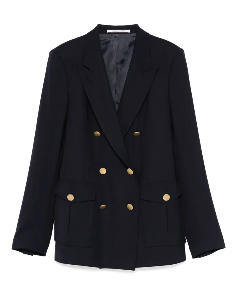 Tagliatore Doppelreihiger Blazer - Blau Blau