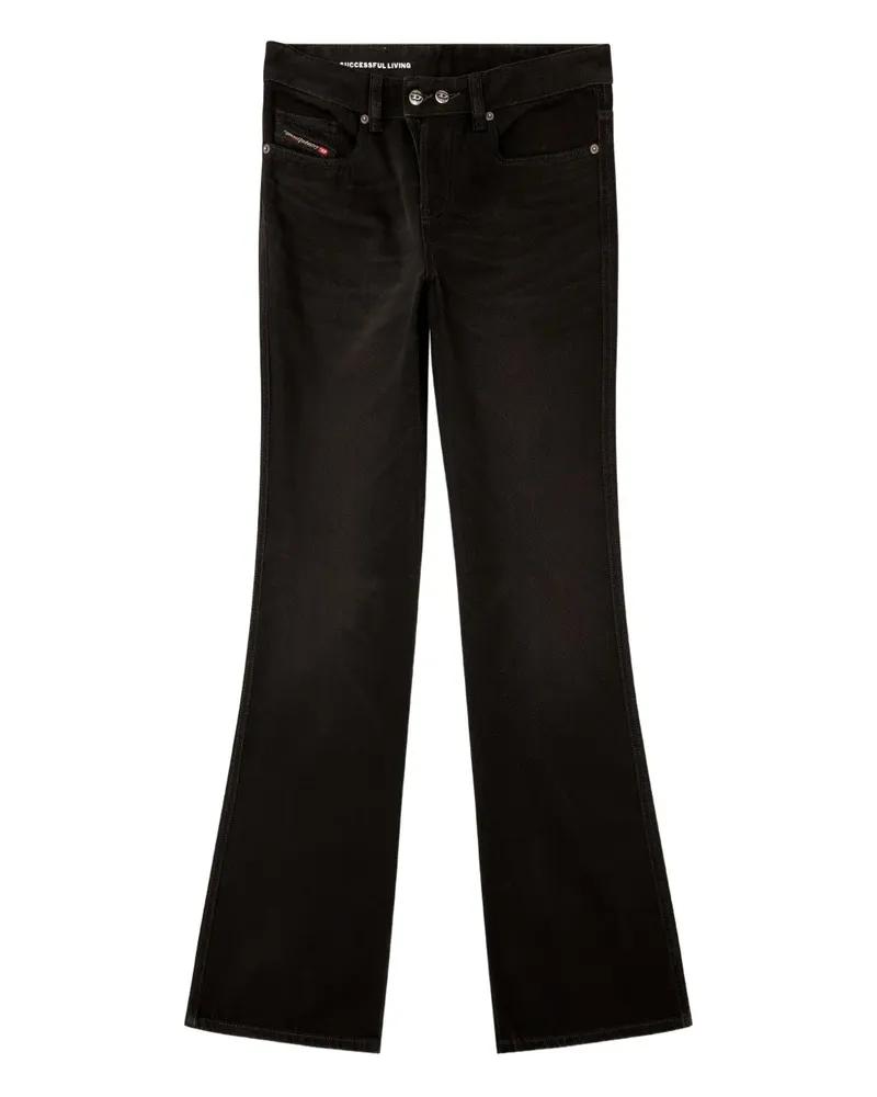 Diesel 1998 D-Buck Bootcut-Jeans - Schwarz Schwarz