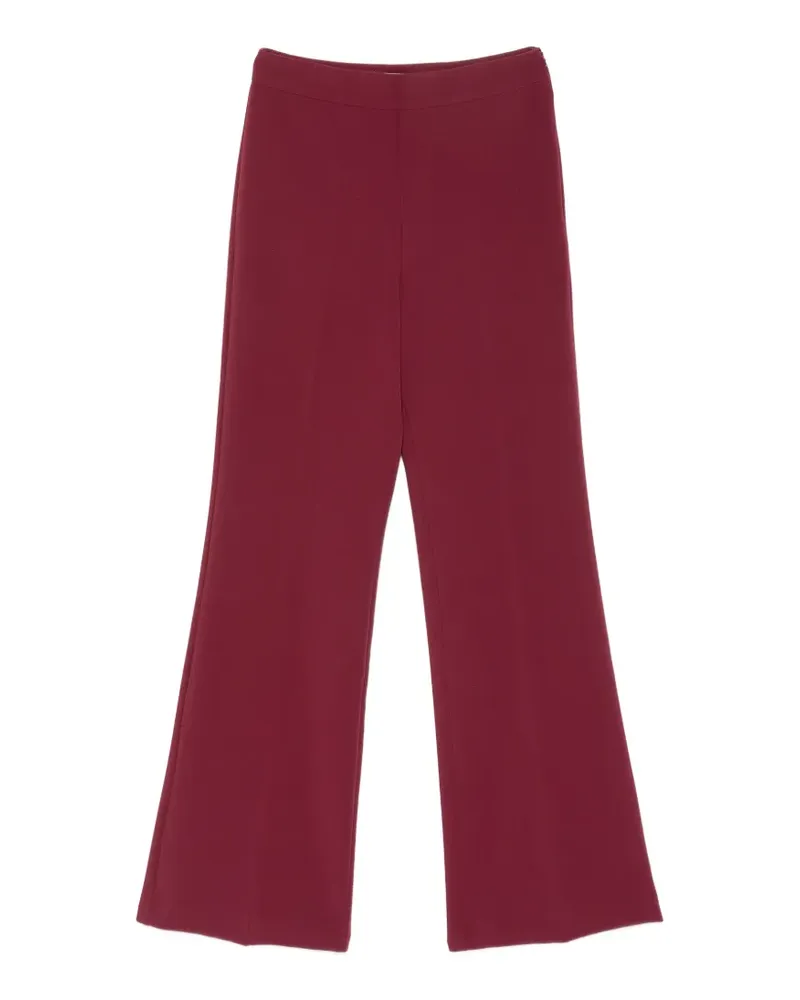 Twin-Set pressed-crease wide-leg trousers - Rot Rot