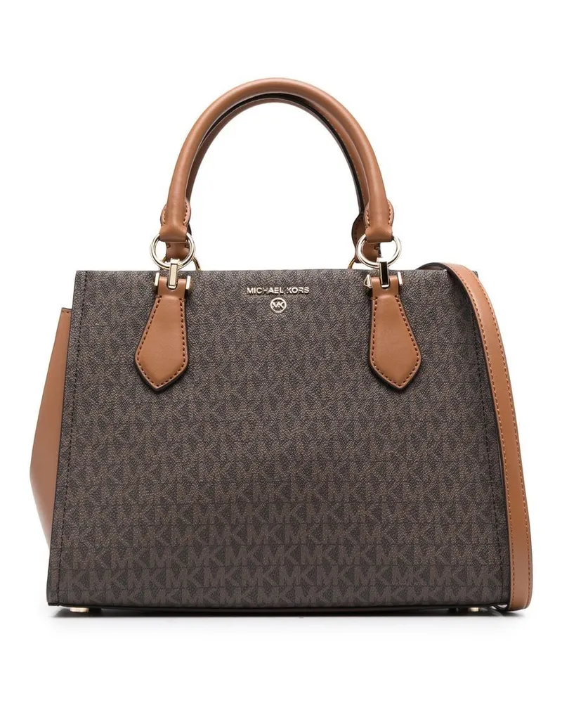 Michael Kors Mittelgroße Marilyn Handtasche - Braun Braun