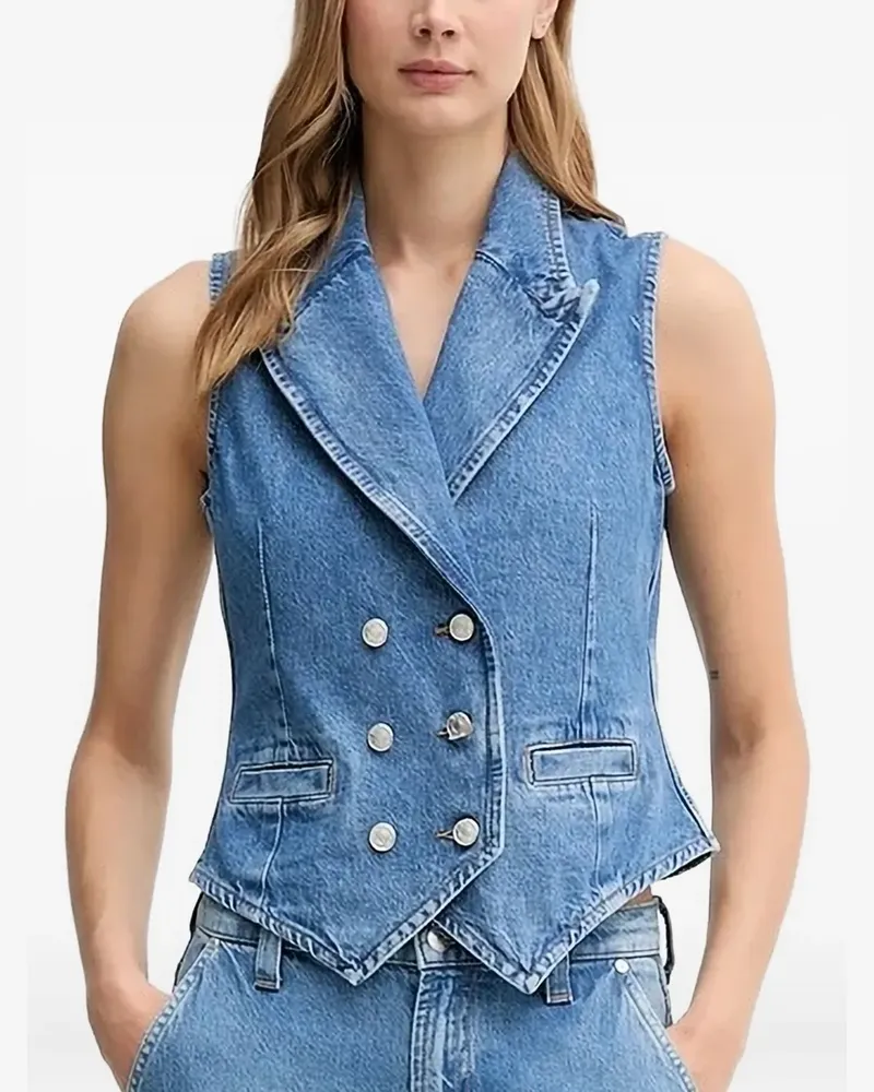 JOOP! Doppelreihige Iva Weste - Blau Blau
