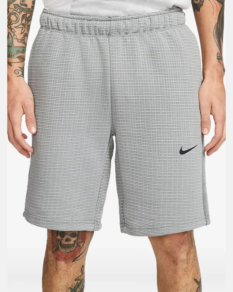 Nike Shorts mit Logo-Print - Grau Grau