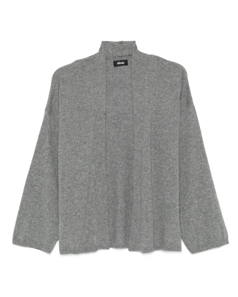 Dixie Melierter Cardigan - Grau Grau
