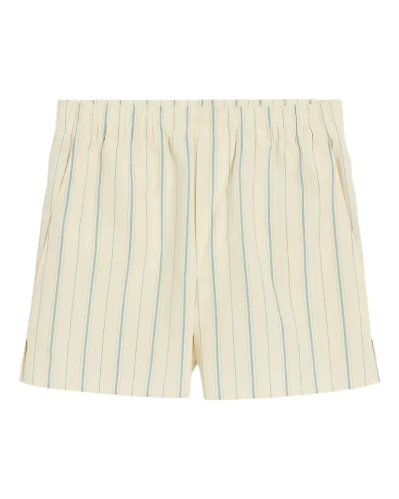 AMI Paris Gestreifte Shorts - Nude Nude