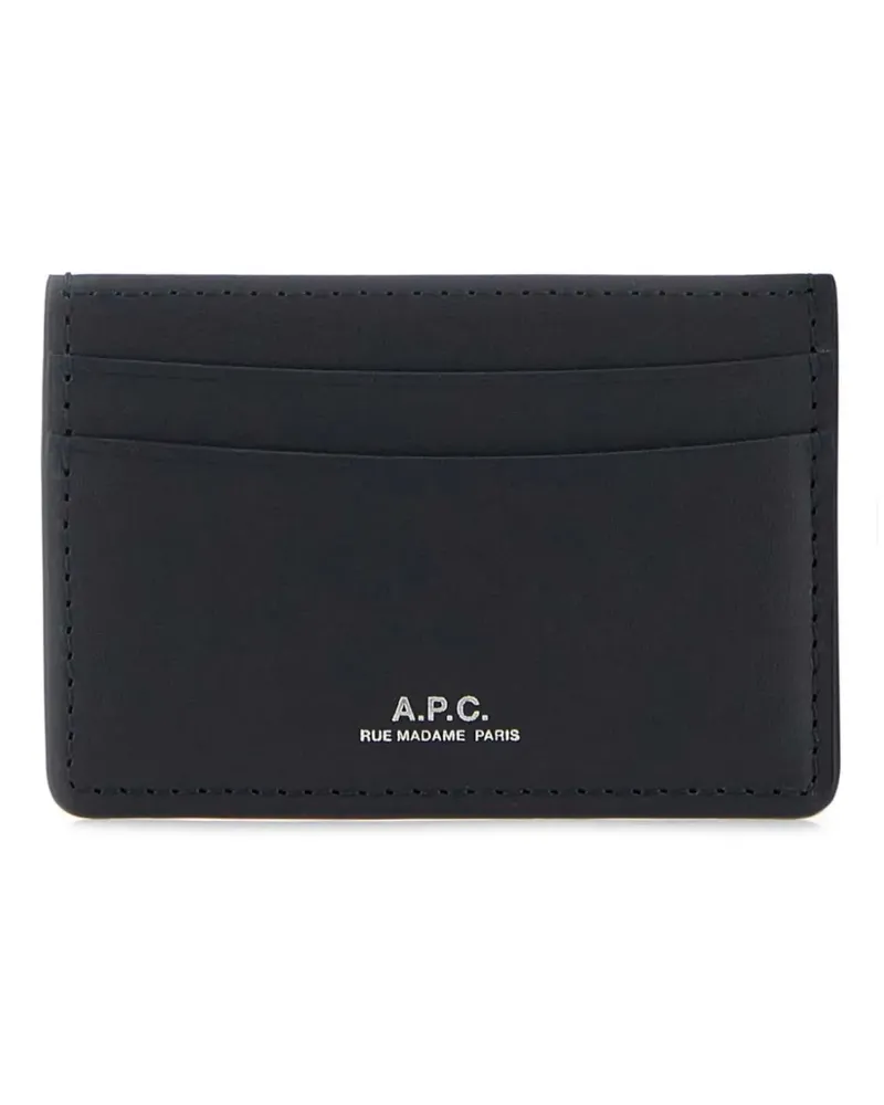 A.P.C. Klassisches Kartenetui - Blau Blau