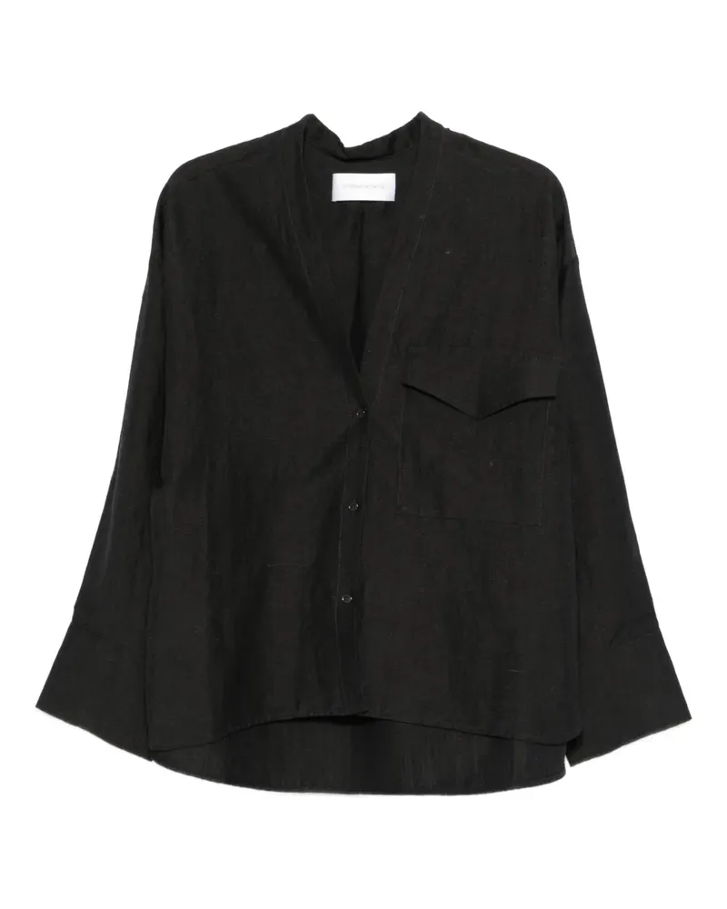 christian wijnants Tariez V-neck shirt - Grau Grau