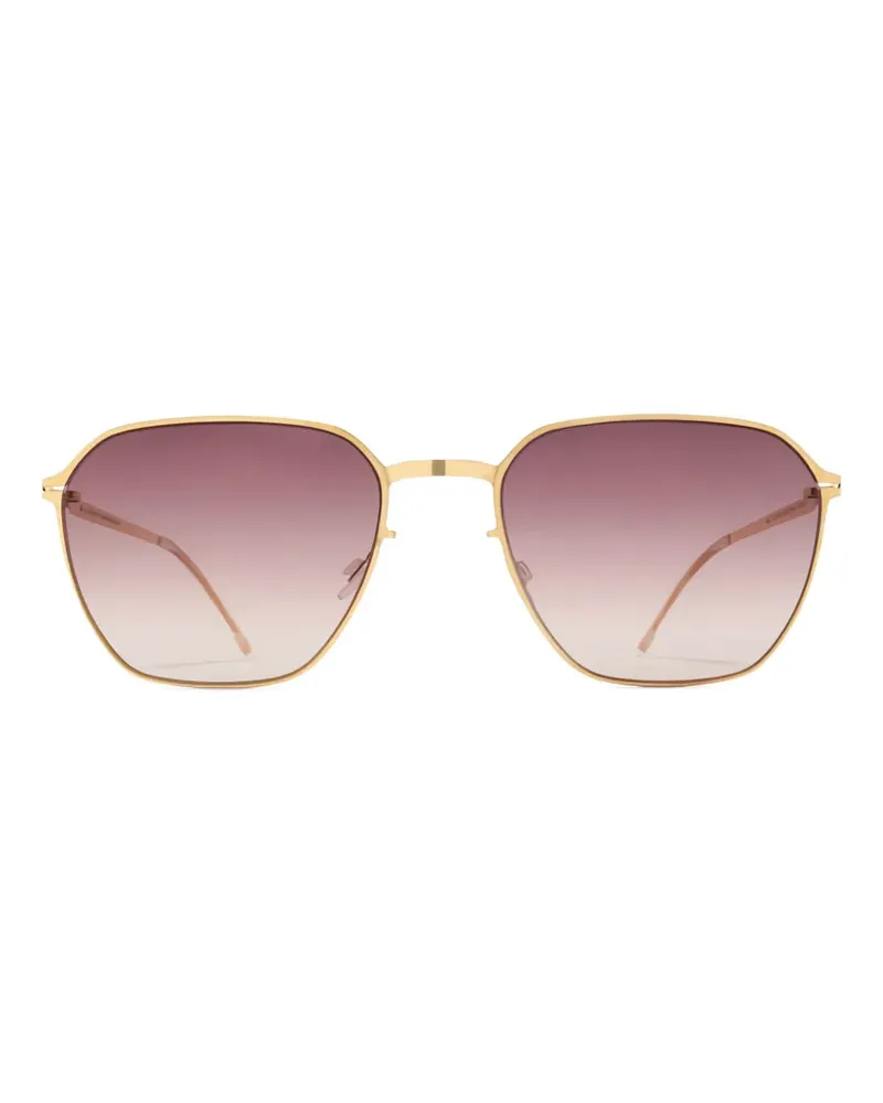 Mykita Anders Sonnenbrille mit geometrischem Gestell - Gold Gold