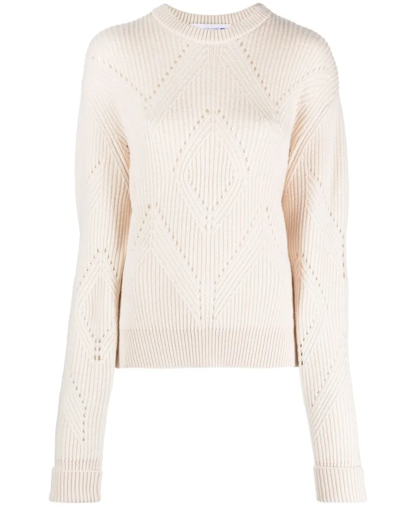 Jacob Cohën Pullover mit Zopfmuster - Nude Nude