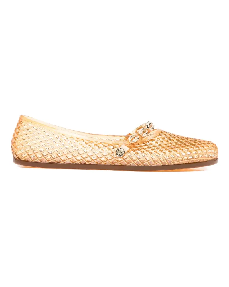 Ancient Greek Sandals Iro shell-embellishment ballet flats - Nude Nude