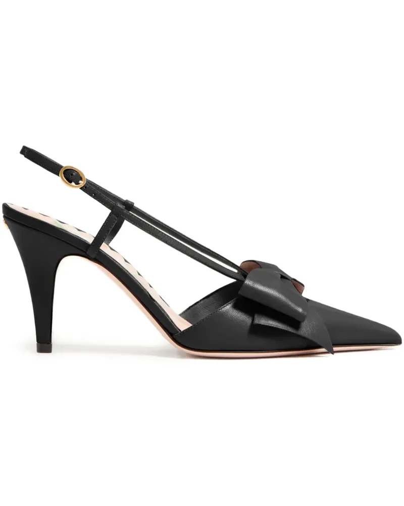Valentino Garavani Bowow Slingback-Pumps 85mm - Schwarz Schwarz