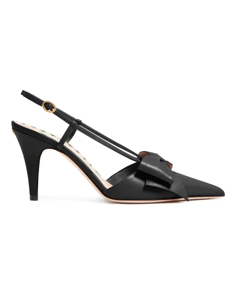 Valentino Garavani Bowow Slingback-Pumps 85mm - Schwarz Schwarz