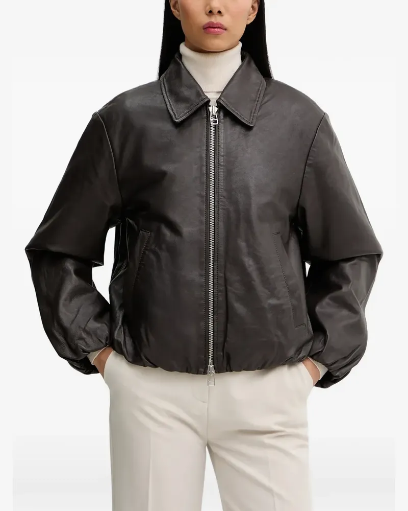 Marc O'Polo leather jacket - Braun Braun