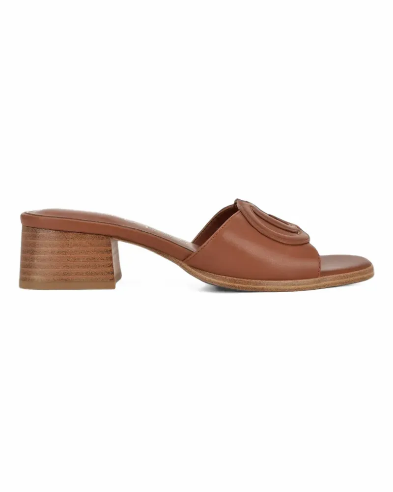 Guess Cerina Sandalen aus echtem Leder - Braun Braun