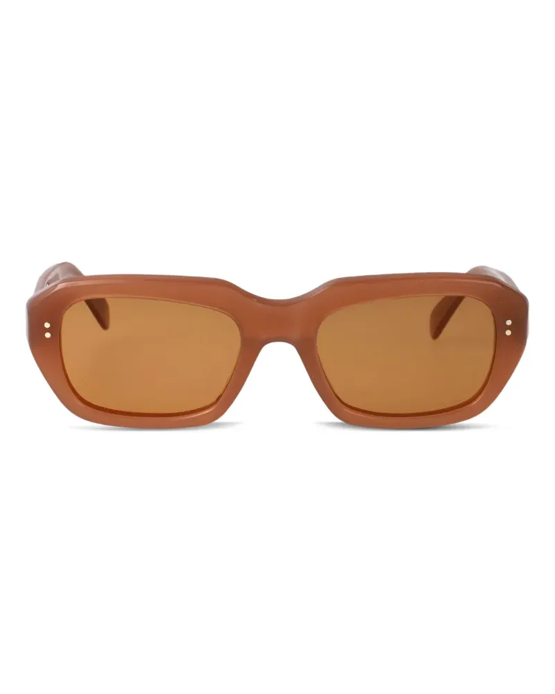 RETROSUPERFUTURE Miles Sonnenbrille mit eckigem Gestell - Orange Orange