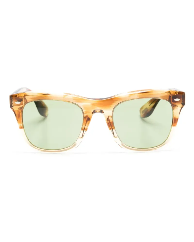 Oliver Peoples Mr Brunello Sonnenbrille in Schildpattoptik - Braun Braun