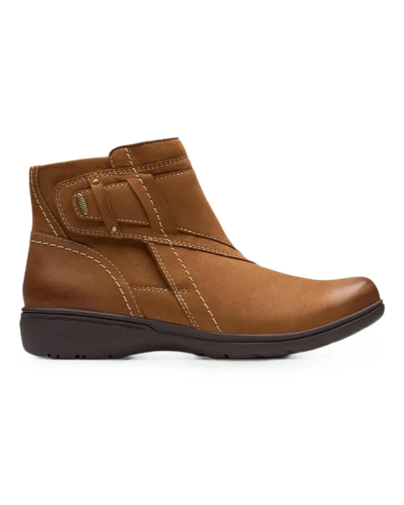 Clarks Carleigh Style leather ankle boots - Braun Braun