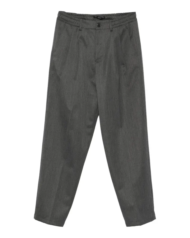 Low Brand Hose mit Falten - Grau Grau