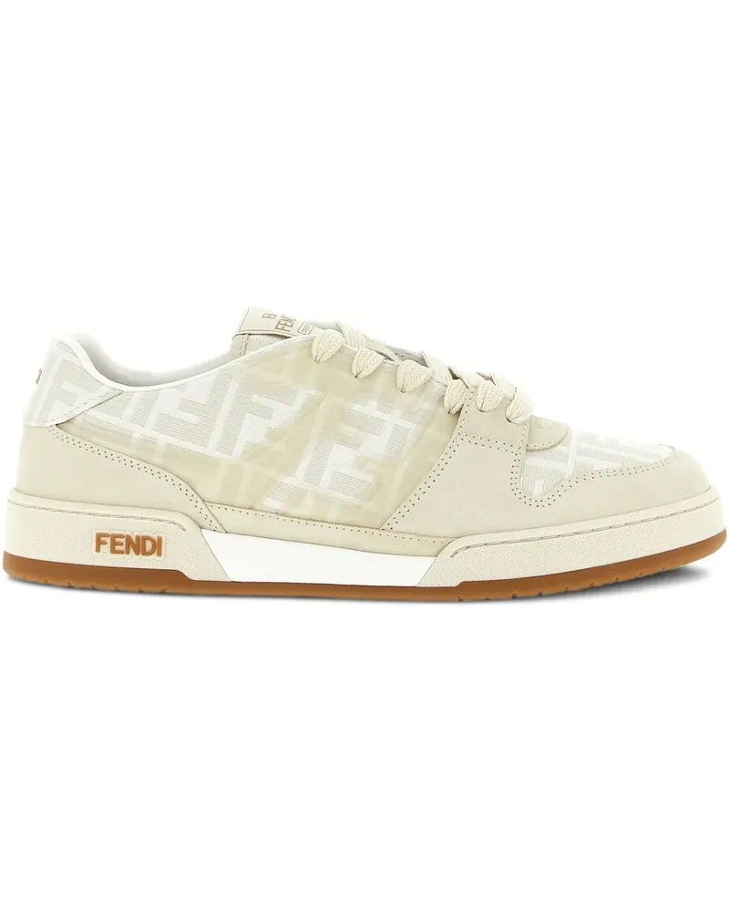 Fendi Match Sneakers mit FF-Jacquardmuster - Nude Nude