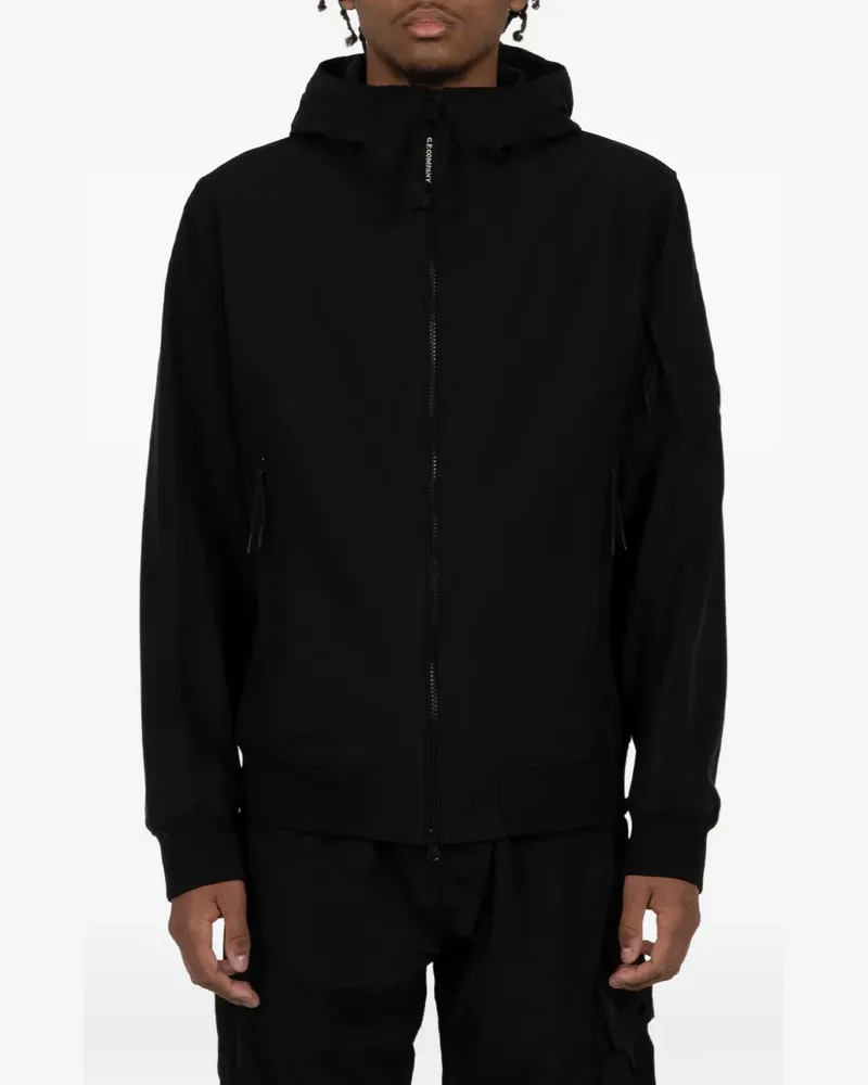 C.P. Company hooded zip jacket - Schwarz Schwarz