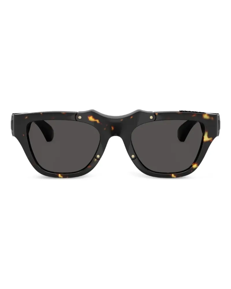 Burberry Eckige Sonnenbrille in Schildpattoptik - Braun Braun