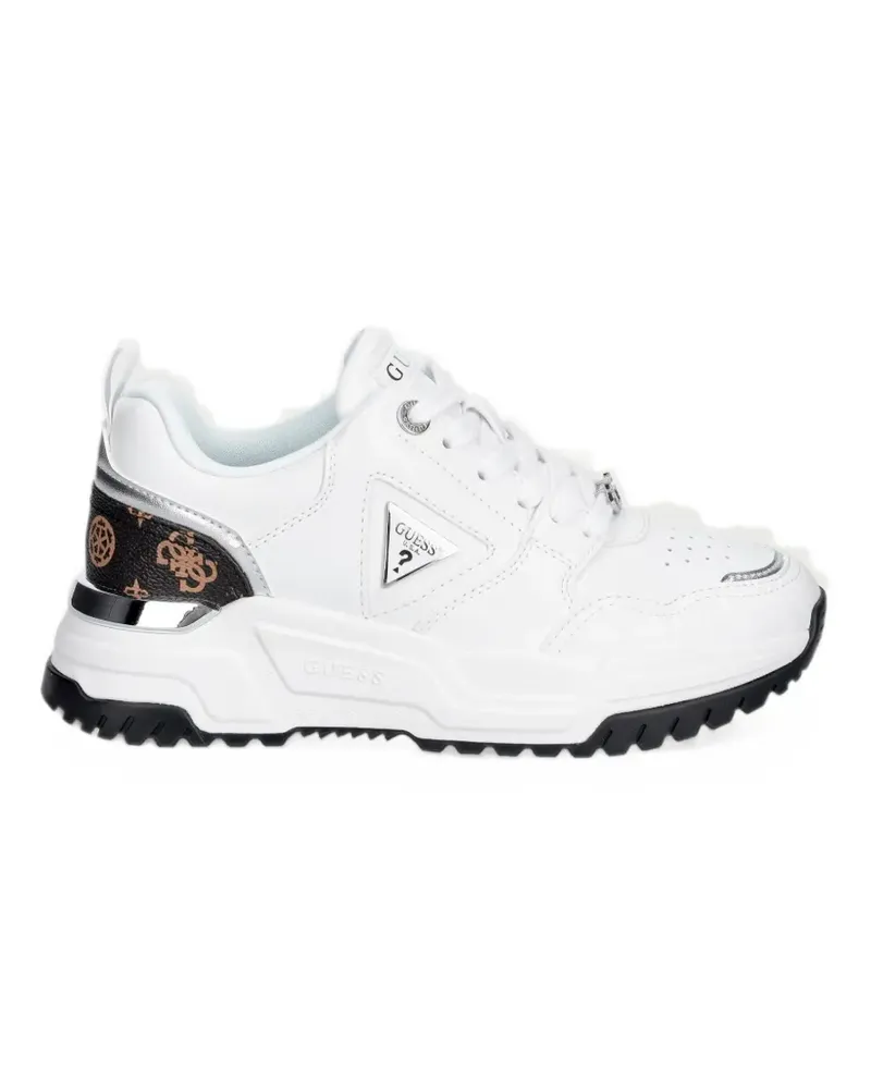 Guess Helada Sneakers mit Logoplakette - Weiß Weiß