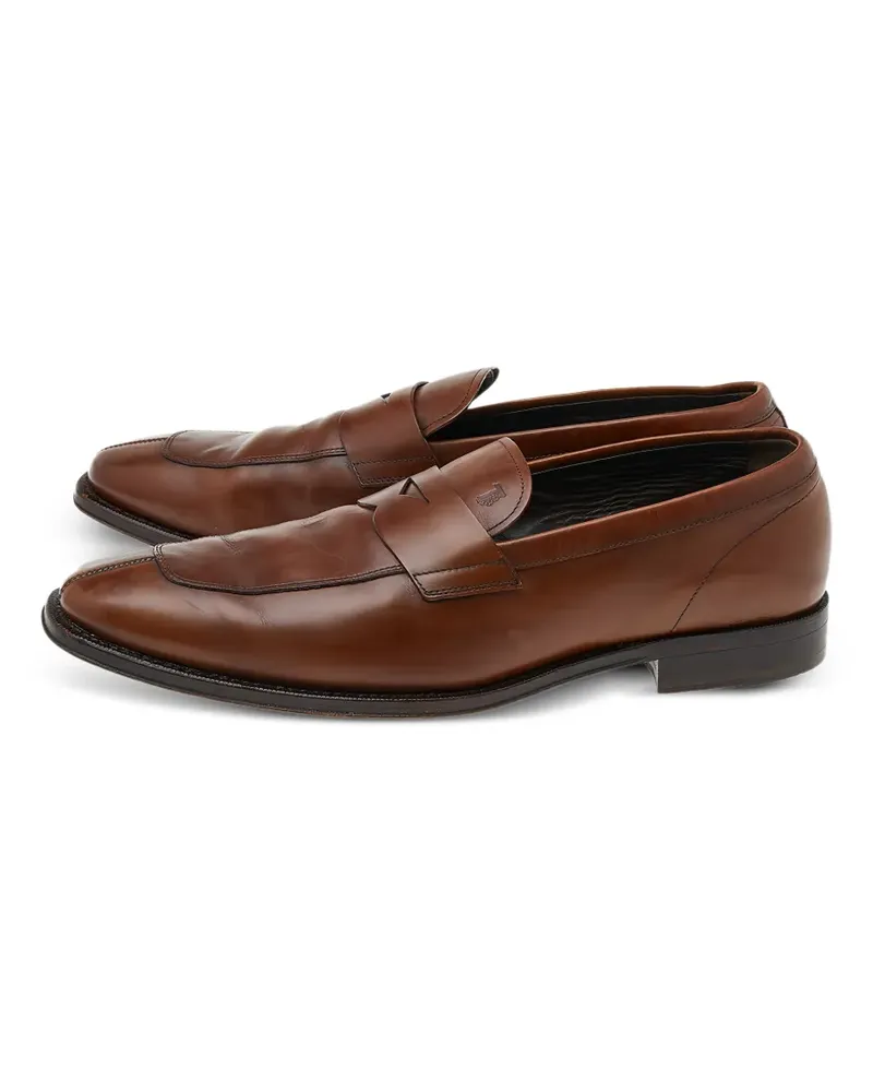 TOD'S Penny keeper loafers - Braun Braun