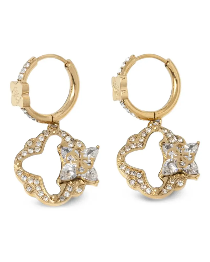 Guess Ohrringe mit Kristallen - Gold Gold