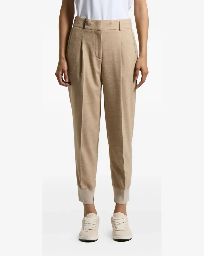 Peserico Hose mit Bundfalten - Nude Nude