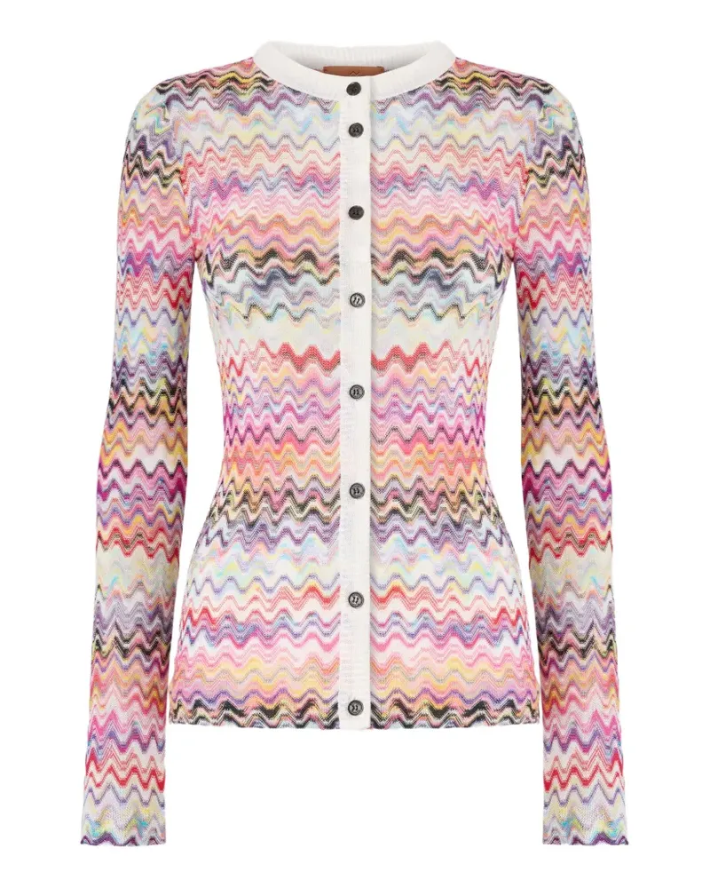 Missoni zigzag-knit cardigan - Mehrfarbig Mehrfarbig