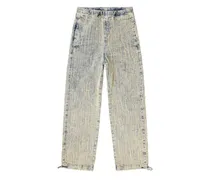Ausgefranste D-Martial Jeans - Blau