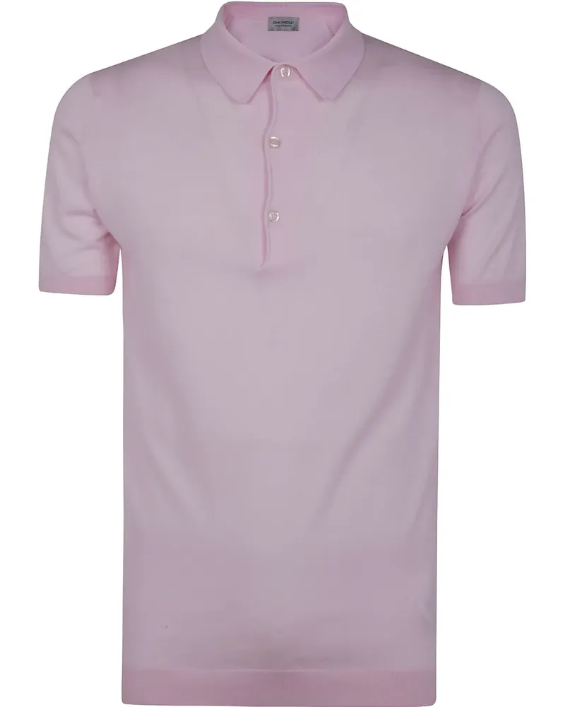 John Smedley Adrian' Poloshirt - Rosa Rosa