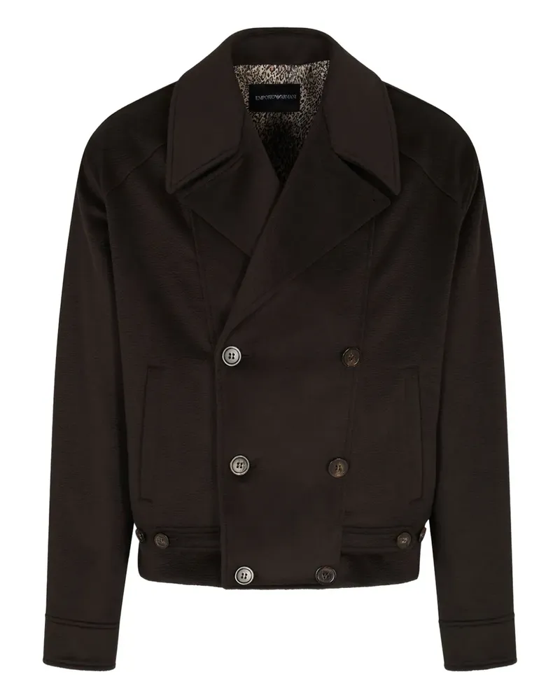 Emporio Armani Klassische Cabanjacke - Braun Braun