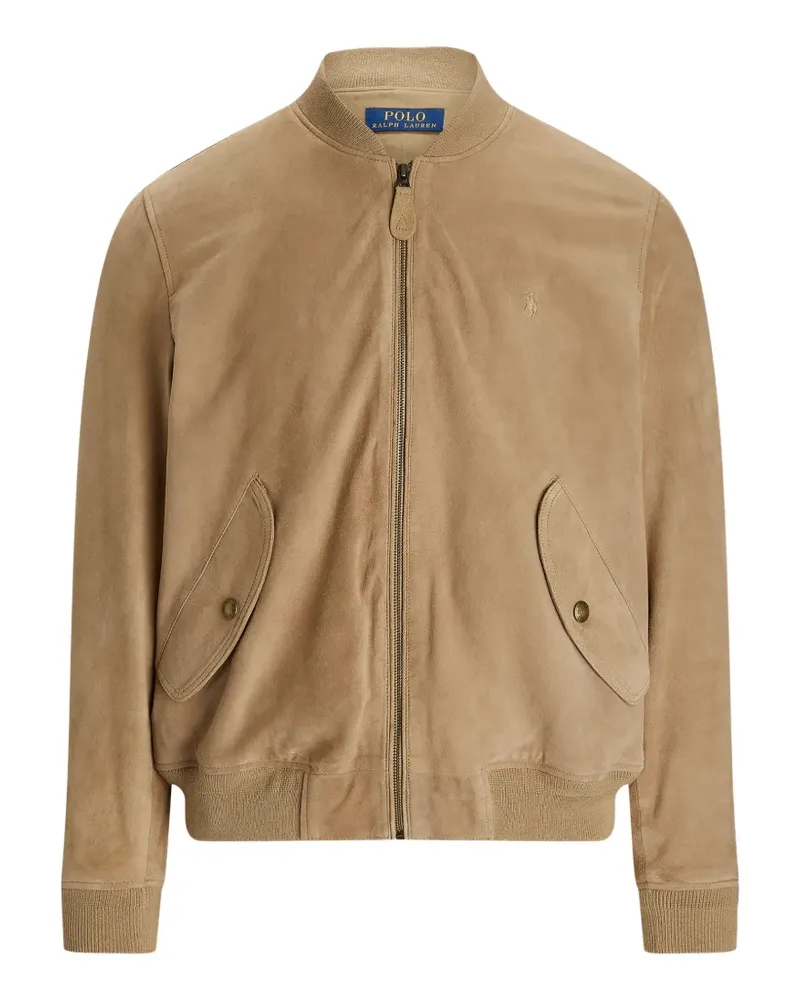Ralph Lauren Bomberjacke aus Wildleder - Nude Nude