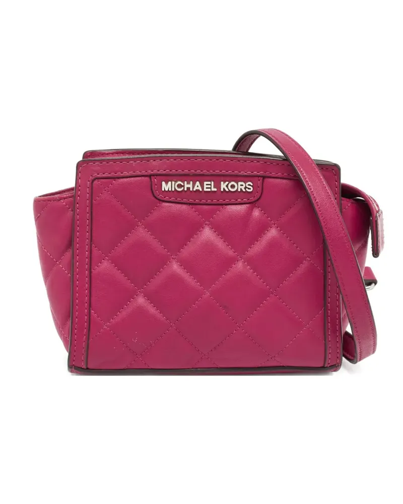 Michael Kors Gesteppte Schultertasche - Rosa Rosa