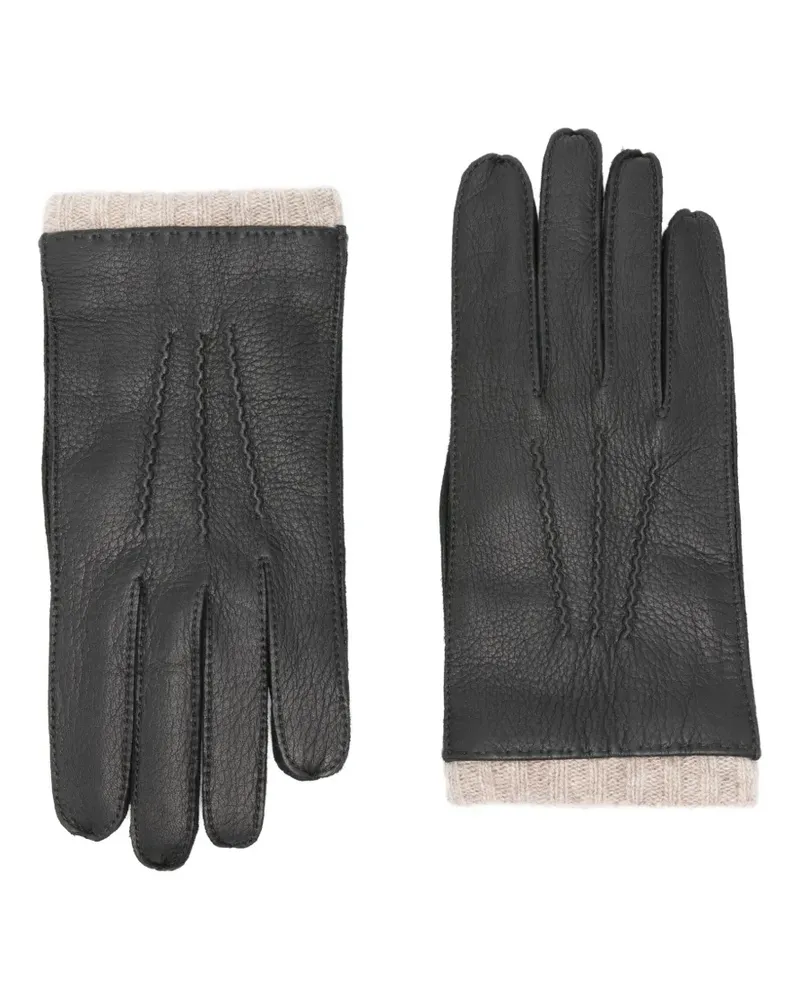 Paul Smith Handschuhe aus Leder - Schwarz Schwarz
