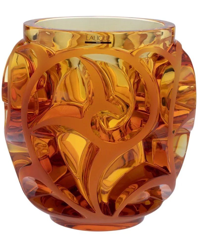 Amber Tourbillions Vase - Gelb