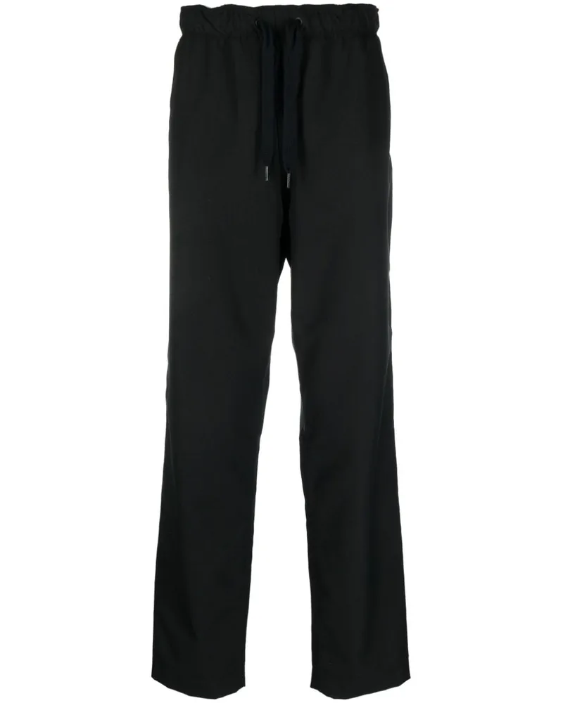 Zadig & Voltaire Gerade Hose mit Logo-Patch - Schwarz Schwarz