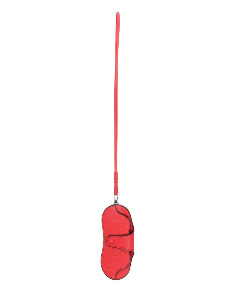 Valextra Sonnenbrillenetui aus Leder - Rot Rot